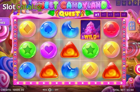 Οθόνη2. Sweet Candyland Quest Κουλοχέρης