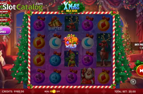 Οθόνη3. XMAS WILD RUSH Κουλοχέρης 