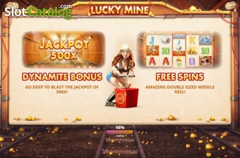 Οθόνη2. Lucky Mine (Cayetano Gaming) Κουλοχέρης