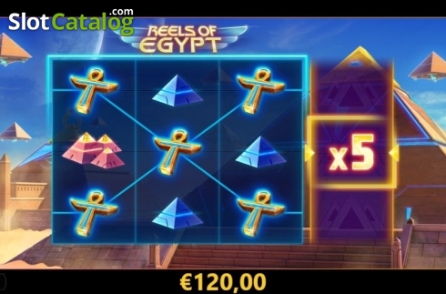 Οθόνη5. Reels of Egypt Κουλοχέρης
