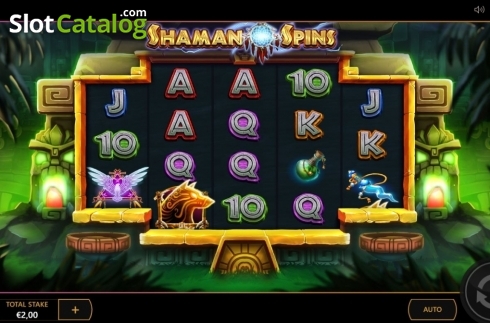 Οθόνη3. Shaman Spins Κουλοχέρης