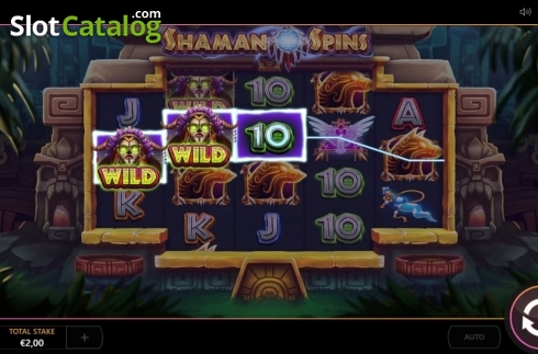 Οθόνη4. Shaman Spins Κουλοχέρης