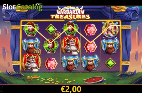 Οθόνη4. Barbarian Treasures Κουλοχέρης
