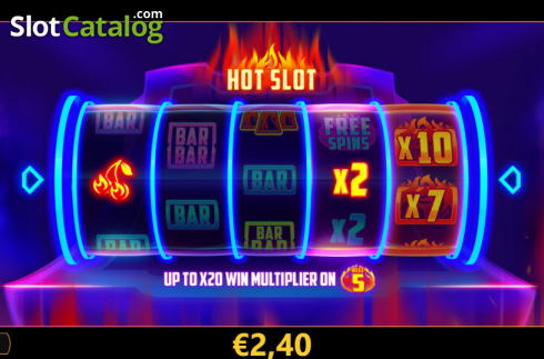Οθόνη4. Hot Slot (Cayetano Gaming) Κουλοχέρης 