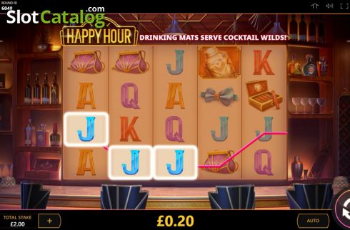 Οθόνη3. Happy Hour (Cayetano Gaming) Κουλοχέρης 