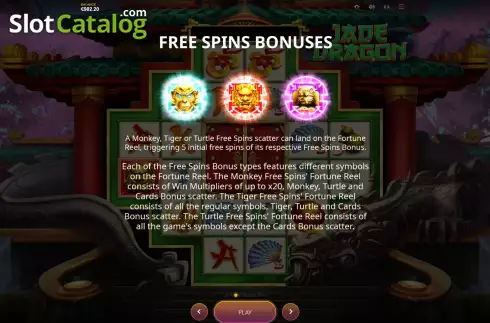 Οθόνη8. Jade Dragon (Cayetano Gaming) Κουλοχέρης