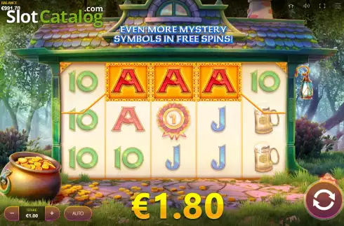 Οθόνη5. Golden Leprechaun's Mystery Κουλοχέρης