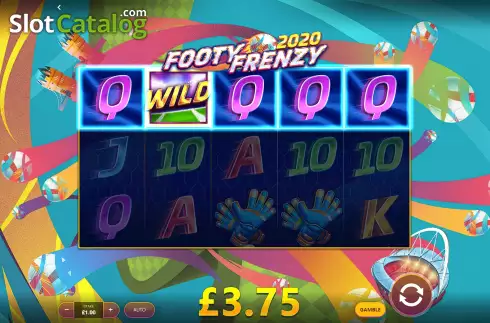 Οθόνη6. Footy Frenzy 2020 Κουλοχέρης