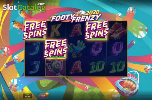 Οθόνη8. Footy Frenzy 2020 Κουλοχέρης