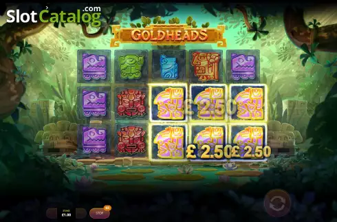 Οθόνη5. Goldheads Κουλοχέρης 
