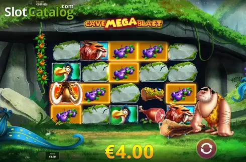 Οθόνη6. Cave Mega Blast Κουλοχέρης