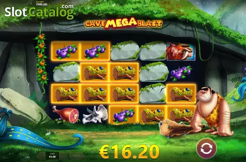 Οθόνη8. Cave Mega Blast Κουλοχέρης