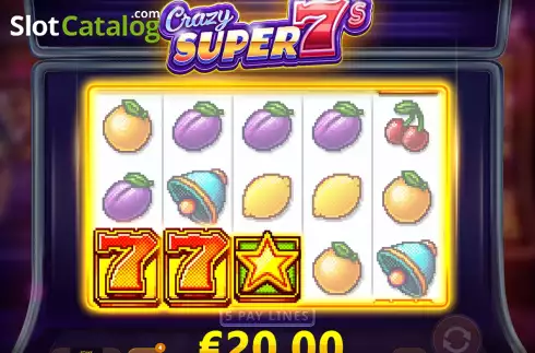 Οθόνη7. Crazy Super 7s Κουλοχέρης