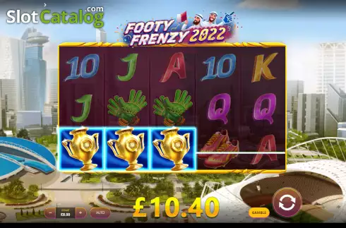 Οθόνη3. Footy Frenzy 2022 Κουλοχέρης