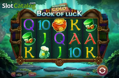 Οθόνη2. Paddy Power Gold Book of Luck Κουλοχέρης