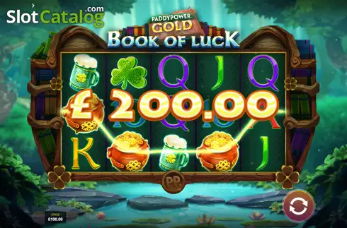 Οθόνη4. Paddy Power Gold Book of Luck Κουλοχέρης