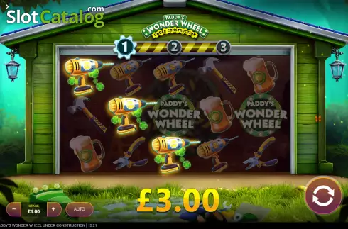Οθόνη4. Paddy's Wonder Wheel: Under Construction Κουλοχέρης