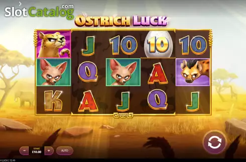 Οθόνη2. Ostrich Luck Κουλοχέρης