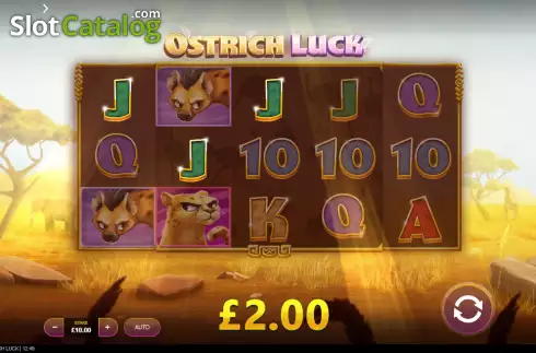 Οθόνη3. Ostrich Luck Κουλοχέρης