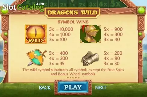 Οθόνη2. Dragons Wild Κουλοχέρης