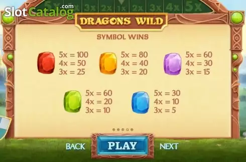 Οθόνη3. Dragons Wild Κουλοχέρης