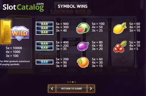 Οθόνη2. Fruit Stack Locked Gold Κουλοχέρης