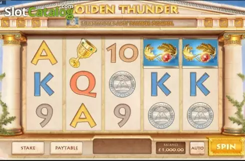 Οθόνη4. Golden Thunder Κουλοχέρης