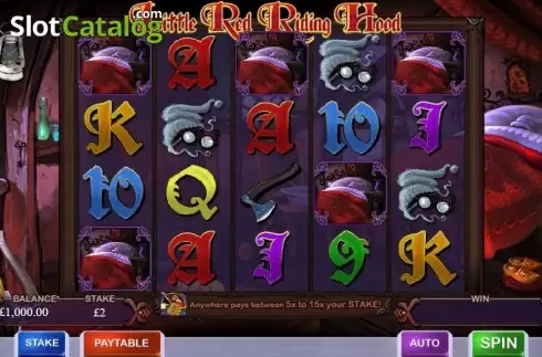Οθόνη5. Little Red Riding Hood (Cayetano Gaming) Κουλοχέρης