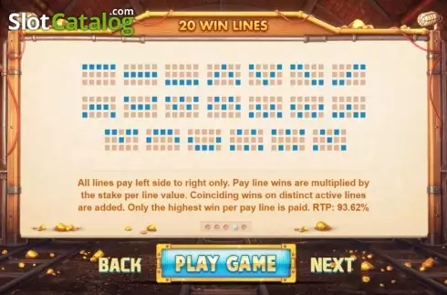 Οθόνη3. Paddy's Luck Mine Κουλοχέρης 