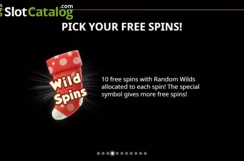 Οθόνη5. Santa's Spins (Cayetano Gaming) Κουλοχέρης 