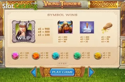 Οθόνη2. Viking Thunder (Cayetano Gaming) Κουλοχέρης