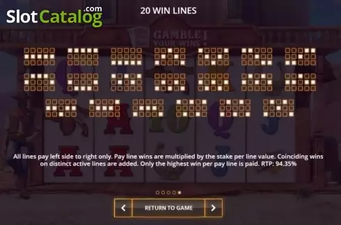 Οθόνη5. Wild Sheriff (Cayetano Gaming) Κουλοχέρης 