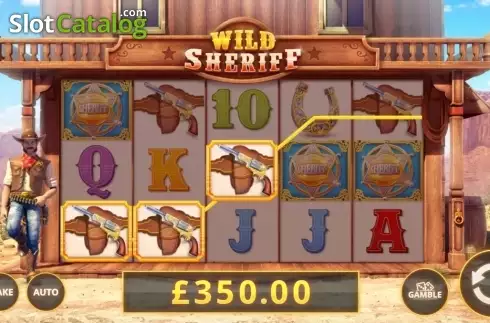 Οθόνη8. Wild Sheriff (Cayetano Gaming) Κουλοχέρης 