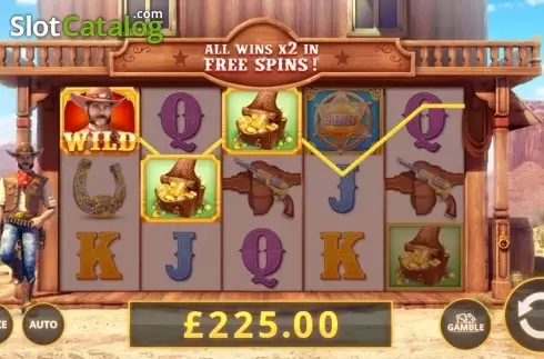 Οθόνη9. Wild Sheriff (Cayetano Gaming) Κουλοχέρης 