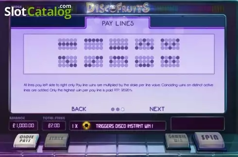 Οθόνη2. Disco Fruits (Cayetano Gaming) Κουλοχέρης