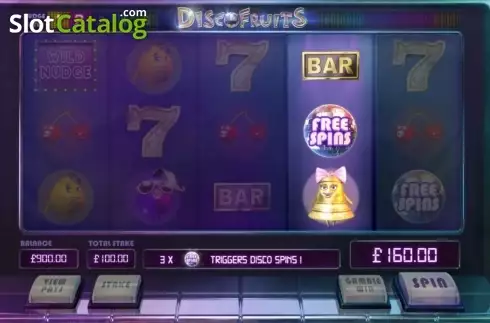 Οθόνη7. Disco Fruits (Cayetano Gaming) Κουλοχέρης