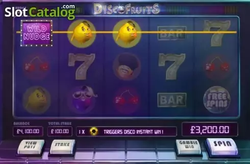 Οθόνη9. Disco Fruits (Cayetano Gaming) Κουλοχέρης