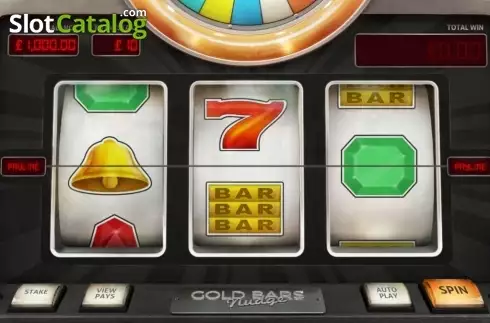Οθόνη5. Gold Bars Nudge Κουλοχέρης
