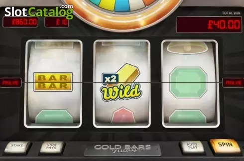 Οθόνη9. Gold Bars Nudge Κουλοχέρης