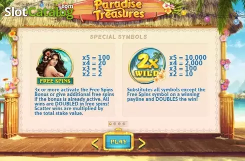 Οθόνη2. Paradise Treasures Κουλοχέρης