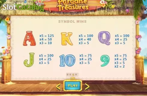 Οθόνη4. Paradise Treasures Κουλοχέρης