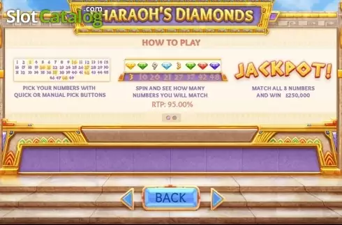 Οθόνη2. Pharaoh's Diamonds Κουλοχέρης 
