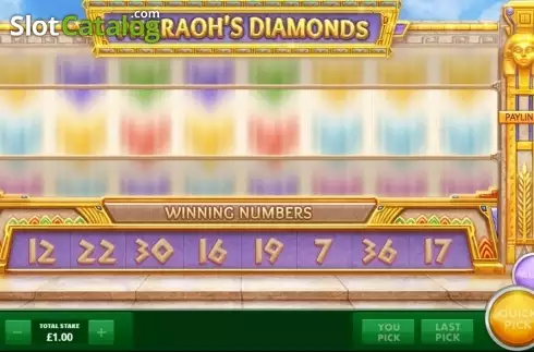 Οθόνη4. Pharaoh's Diamonds Κουλοχέρης 