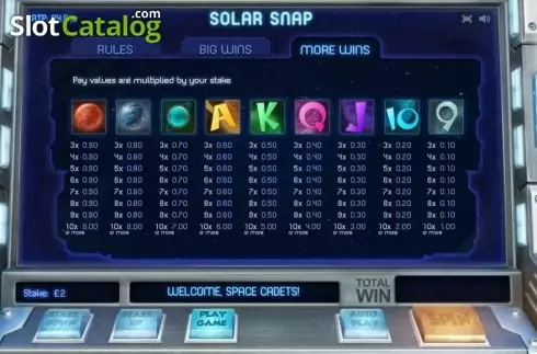 Οθόνη5. Solar Snap Κουλοχέρης
