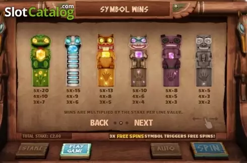 Οθόνη3. Totem's Wild Κουλοχέρης