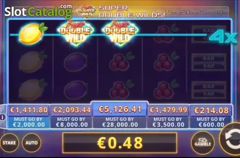 Οθόνη3. Fruit Stack Super Double Wild Κουλοχέρης