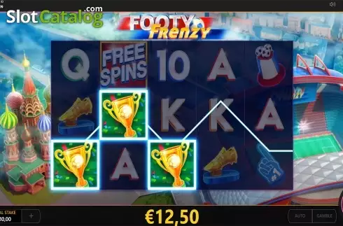 Οθόνη5. Footy Frenzy Κουλοχέρης