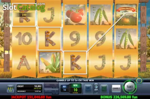 Οθόνη4. Golden Harvest (Champion Studio) Κουλοχέρης