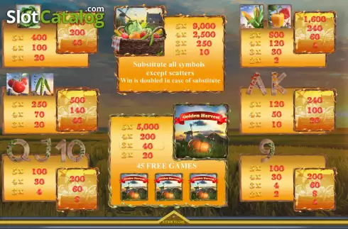 Οθόνη6. Golden Harvest (Champion Studio) Κουλοχέρης