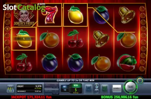 Οθόνη3. Jokers Fruit Golden Edition Κουλοχέρης